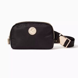 Lilly Pulitzer Jeanie Belt Bag Fanny Pack - Onyx Black Accessories Small